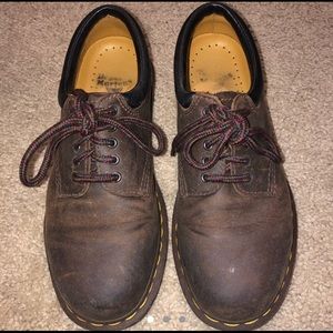 brown dr marten oxfords
